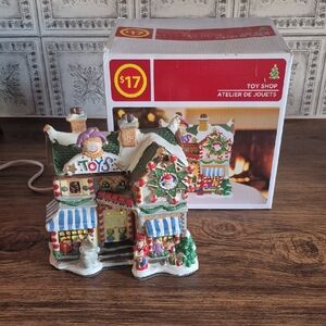 Walmart Toy Shop Christmas Village House